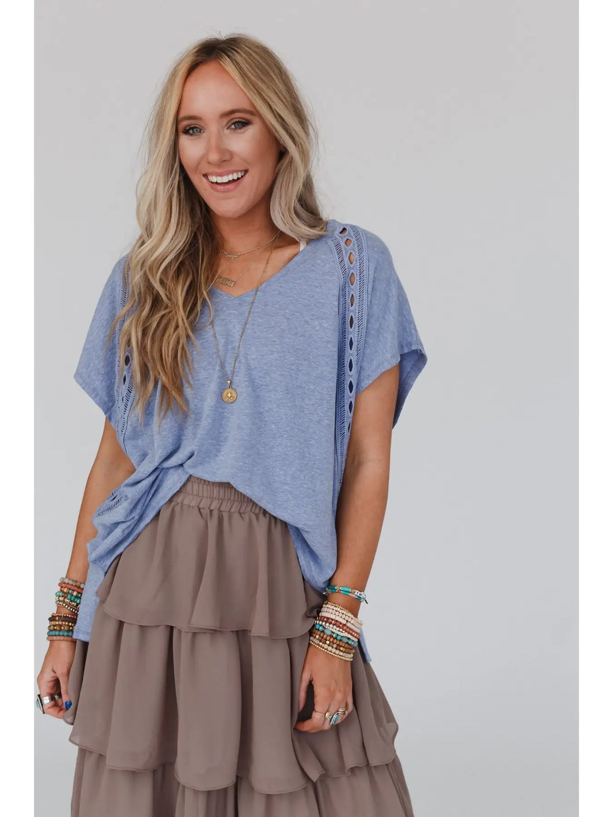 Camden Lace V-Neck Top