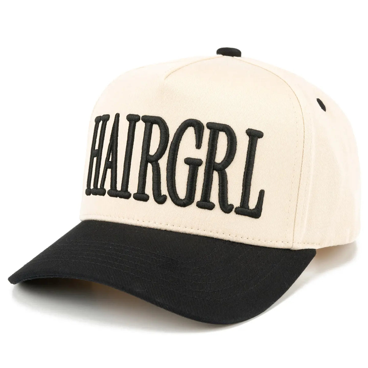 Black Hairgrl Embroidered Trucker Hat