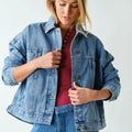 Medium Denim Boxy Trucker Jacket