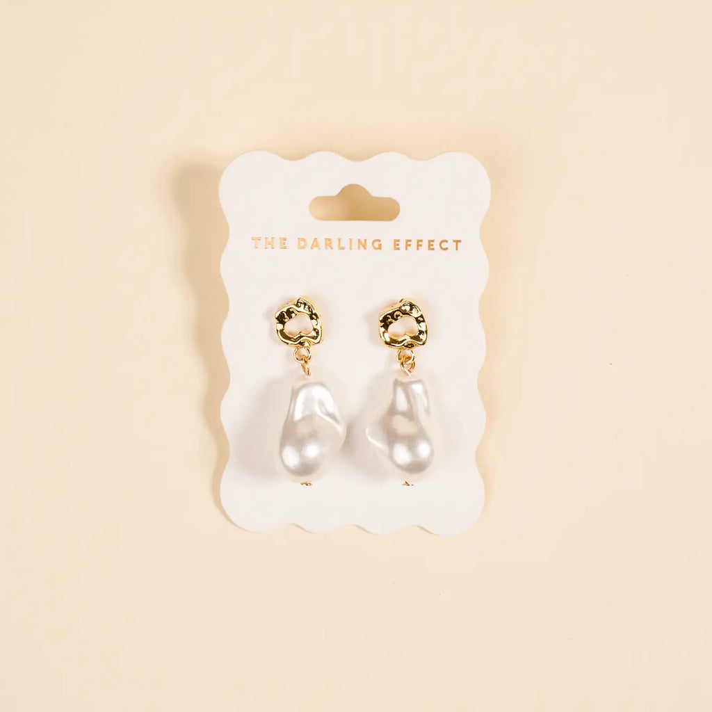 Standout Earring- Baroque Pearl