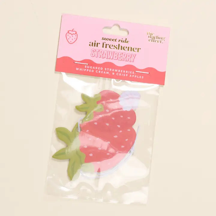 Sweet Ride Car Air Freshener-Strawberries
