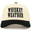 Black Whiskey Weather Embroidered Trucker Hat