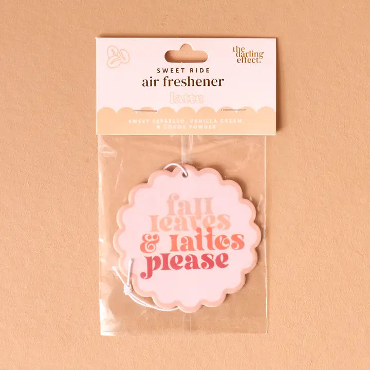 Fall Leaves & Lattes Please Air Freshener
