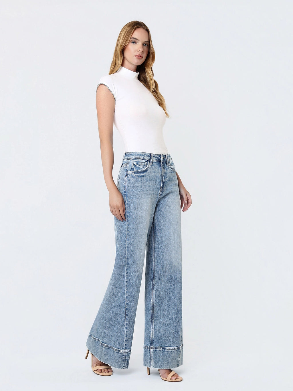 Vervet April's Daydream High Rise Wide Leg Jeans
