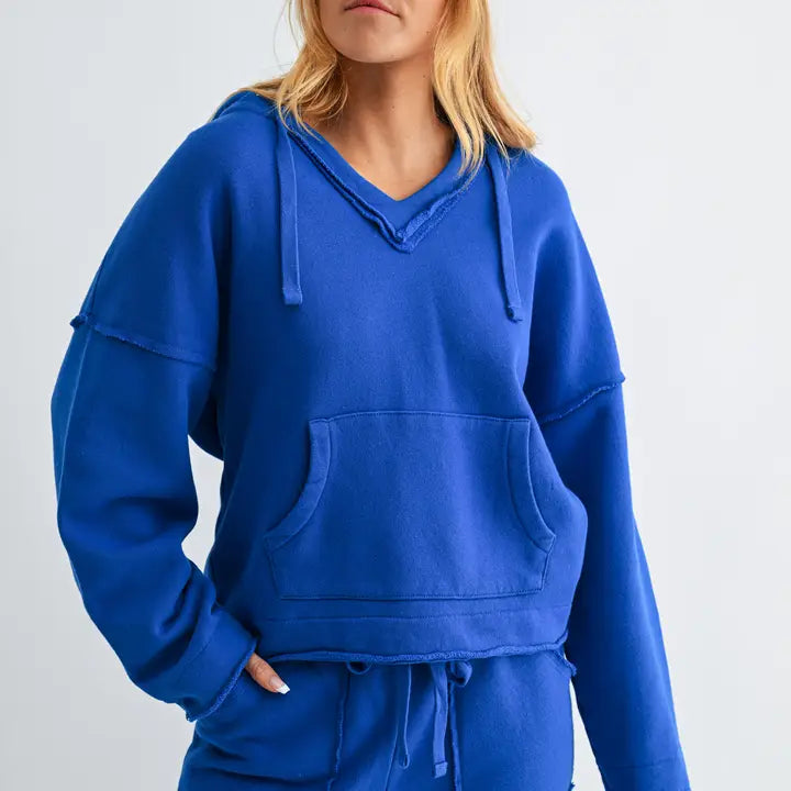Deep Indigo Malibu Air Cotton Hoodie