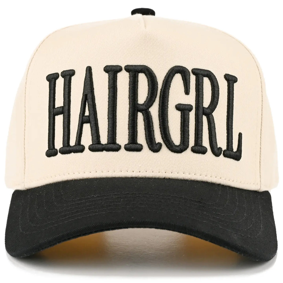 Black Hairgrl Embroidered Trucker Hat
