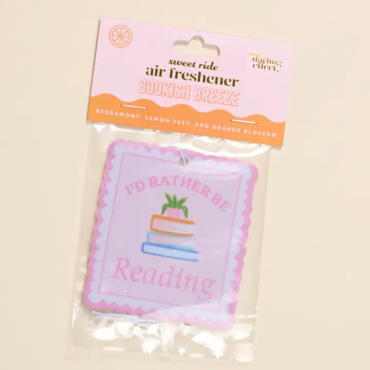 I'd Rather Be Reading Air Freshener